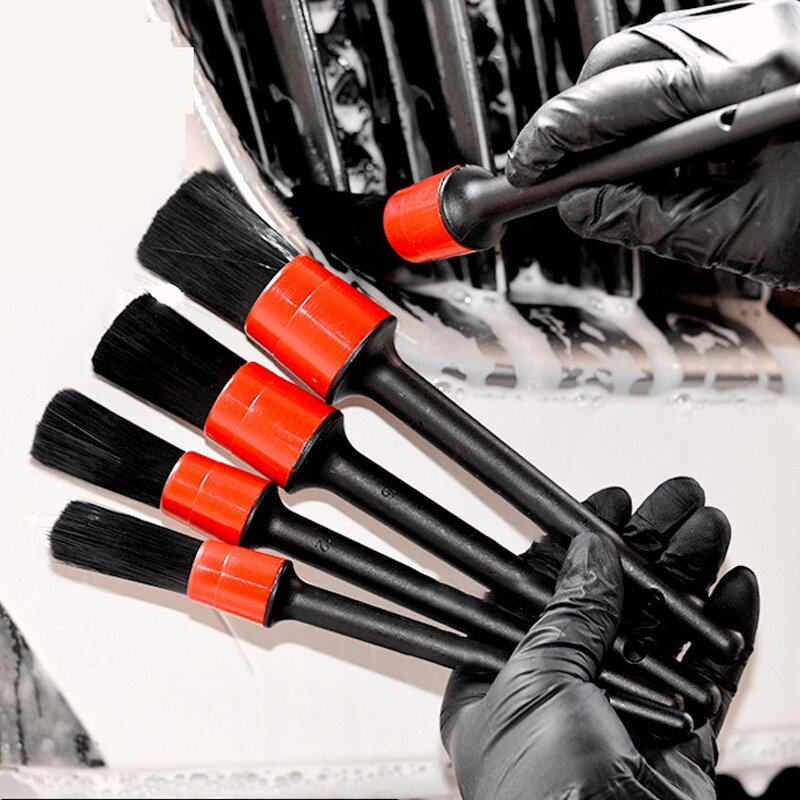 Car Brush Kit Factory - Custom 5PCS Detail Cleaning Brush Set