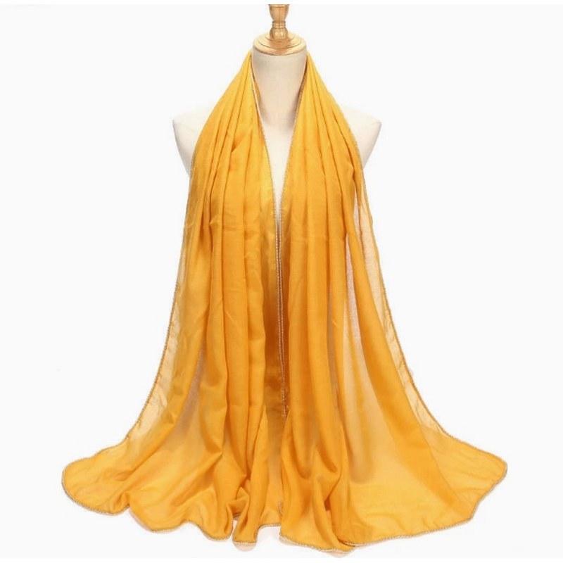 Headscarf Factory - Solid-Colour Encrypted Weave Shawl