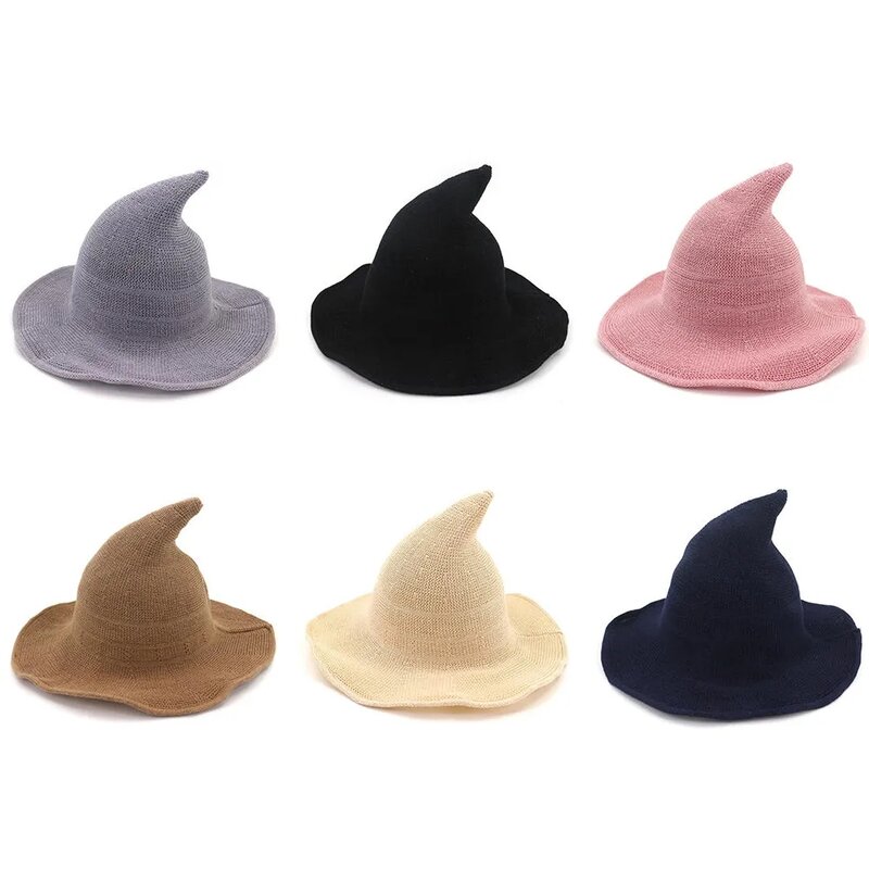 Witch Hat Factory - Halloween Knitted Cosplay Costume Hat