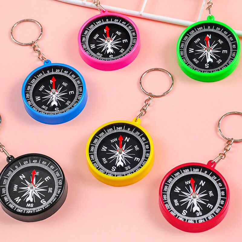 Compass Factory - Custom Colorful Plastic Key Chain Compass