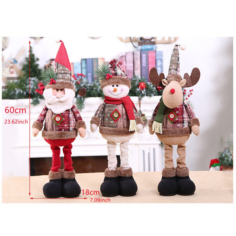 Christmas Plush Doll Factory - Santa Claus Snowman Tree Decor