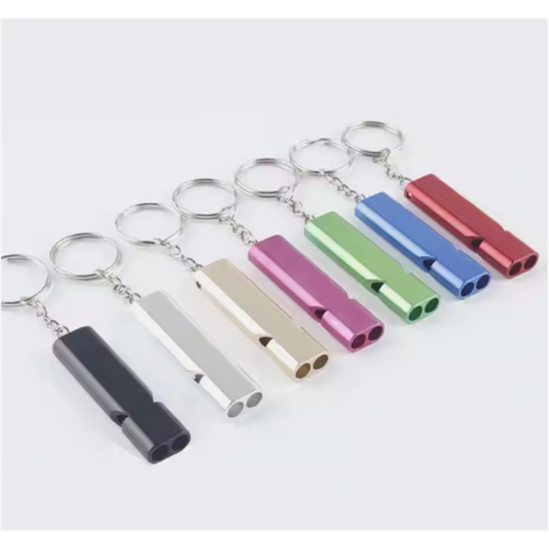 Safety Whistle Factory - Custom Metal Emergency Whistle with Keychain