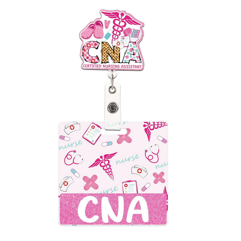 Nurse Badge Reel Factory - Scrub Life Acrylic RN CNA Holder