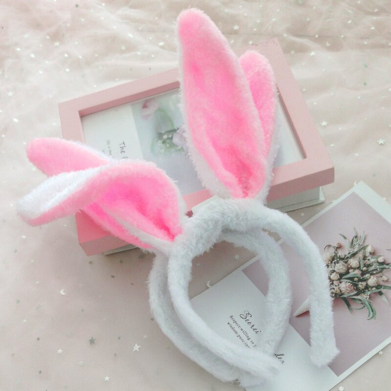 Bunny Ears Headband Factory - LED Glowing Plush Party Hair Hoop