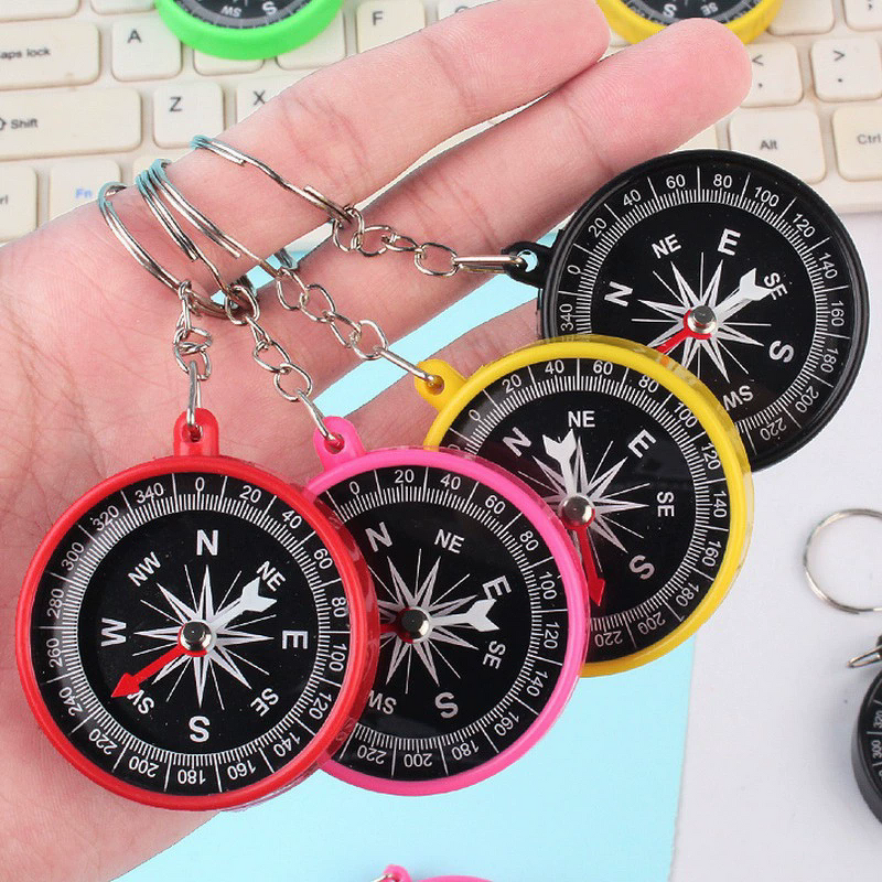 Compass Factory - Custom Colorful Plastic Key Chain Compass