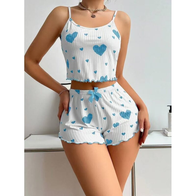 Women's Pajamas Factory - Casual Backless Shorts Home Wear
