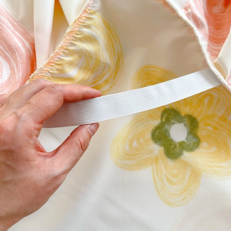 Bed Sheets Set Factory - Flower Quilt Cover Bed Sheet Pillowcase