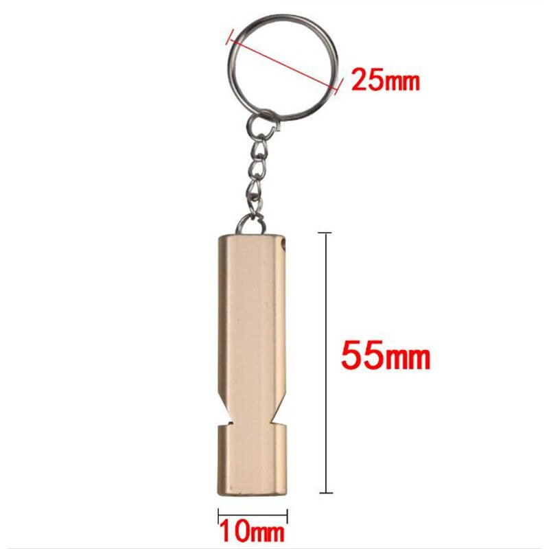 Safety Whistle Factory - Custom Metal Emergency Whistle with Keychain