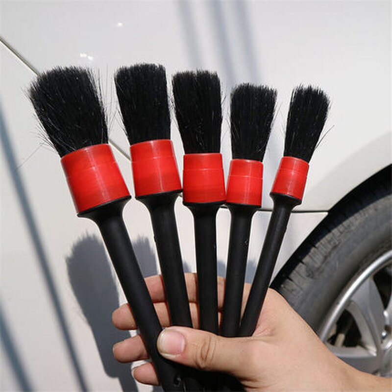 Car Brush Kit Factory - Custom 5PCS Detail Cleaning Brush Set