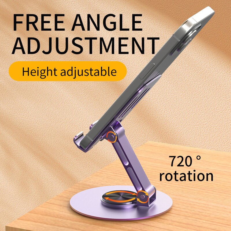 Phone Holder Factory - Full Metal Rotating Desktop Tablet Stand