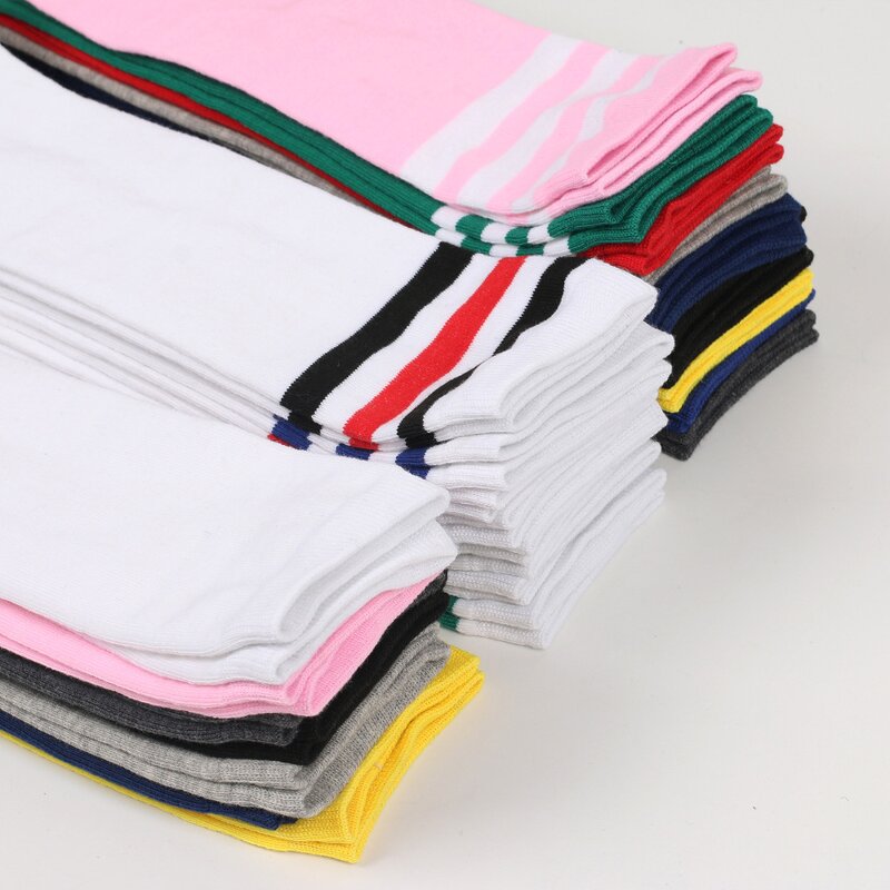 Tube Socks Factory - Women Three Bars Knee Length Socks