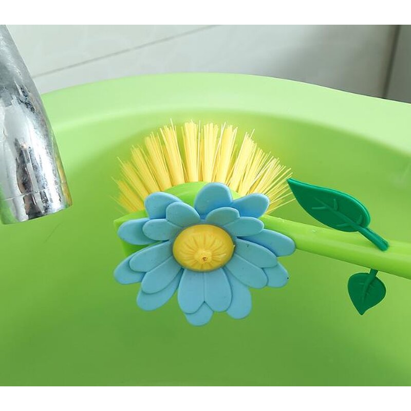 Vase Brush Factory - Purple Flower Pot Washing Brush Set