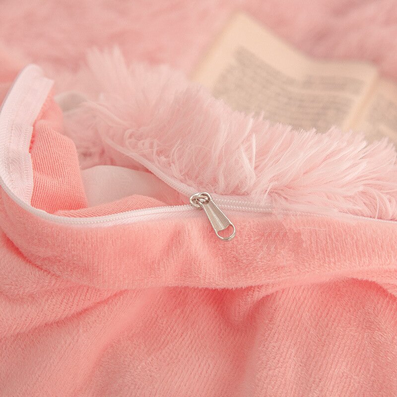 Duvet Cover Set Factory - Fluffy Faux Fur Microfiber Bedding