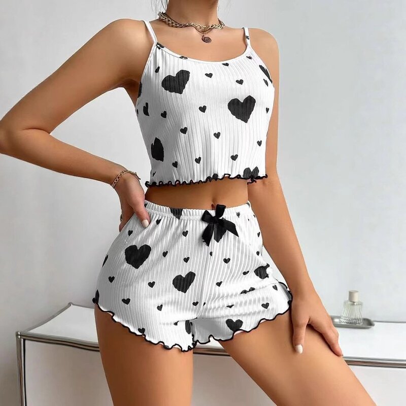 Women's Pajamas Factory - Casual Backless Shorts Home Wear