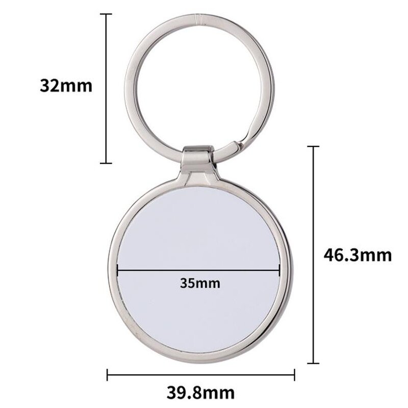 Keychain Factory - Custom Photo Sublimation Metal Keychain