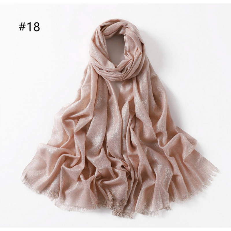 Headscarf Factory - Custom Shimmering Gold Viscose Shawl