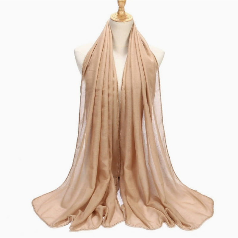 Headscarf Factory - Solid-Colour Encrypted Weave Shawl