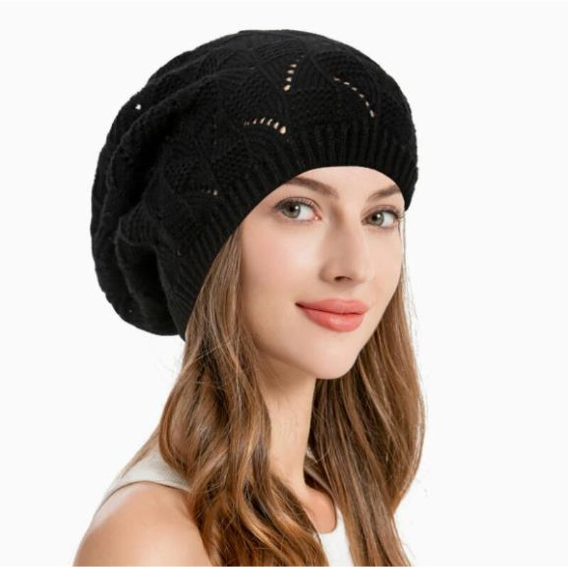 Women's Beret Factory - Knitted Retro Casual Stretch Beret