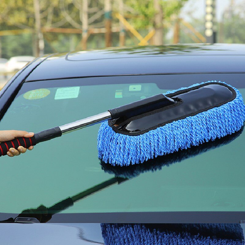 Car Cleaning Brush Factory - Telescopic Mirror Wiper Scraper