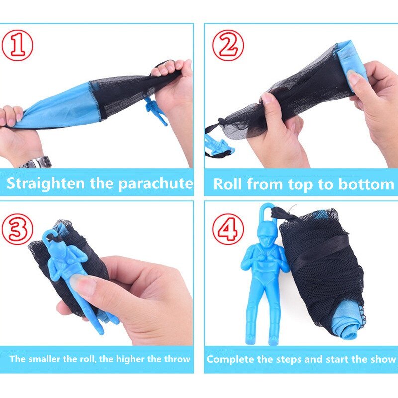 Parachute Toy Factory - Kids Hand Throwing Parachute Soldier