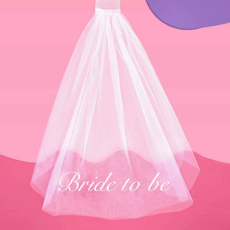 Bachelorette Party Supplies Factory - Custom Bride Veil Decor