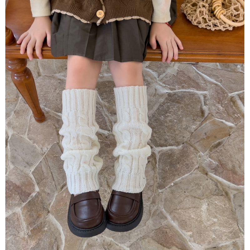 Leg Warmers Factory - Fashion Solid-Colour Twisted Knit Warmers
