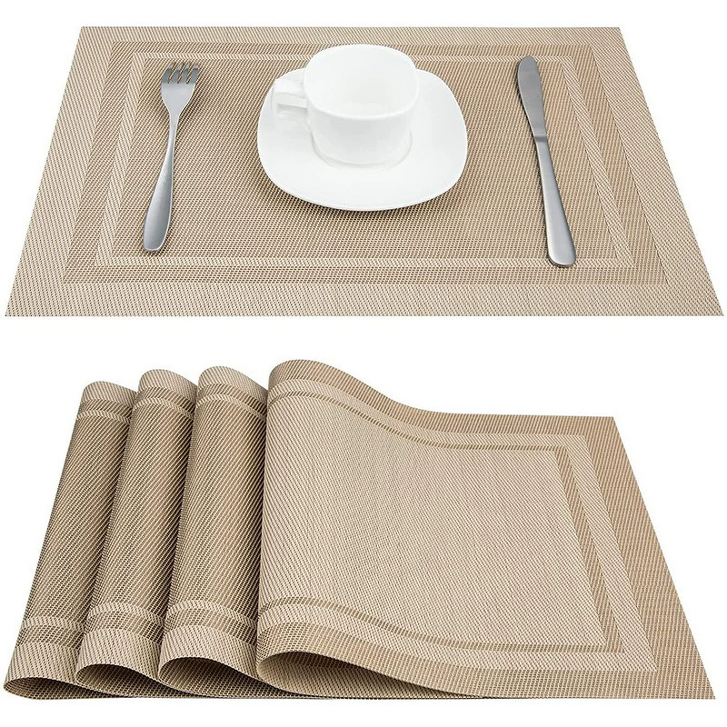 Place Mats Factory - Custom Waterproof Non-slip PVC Set