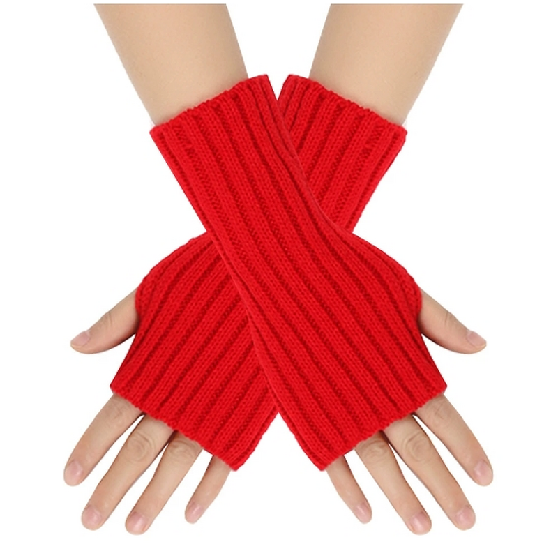 Fingerless Mittens Factory - Crocheted Open Finger Winter Gloves