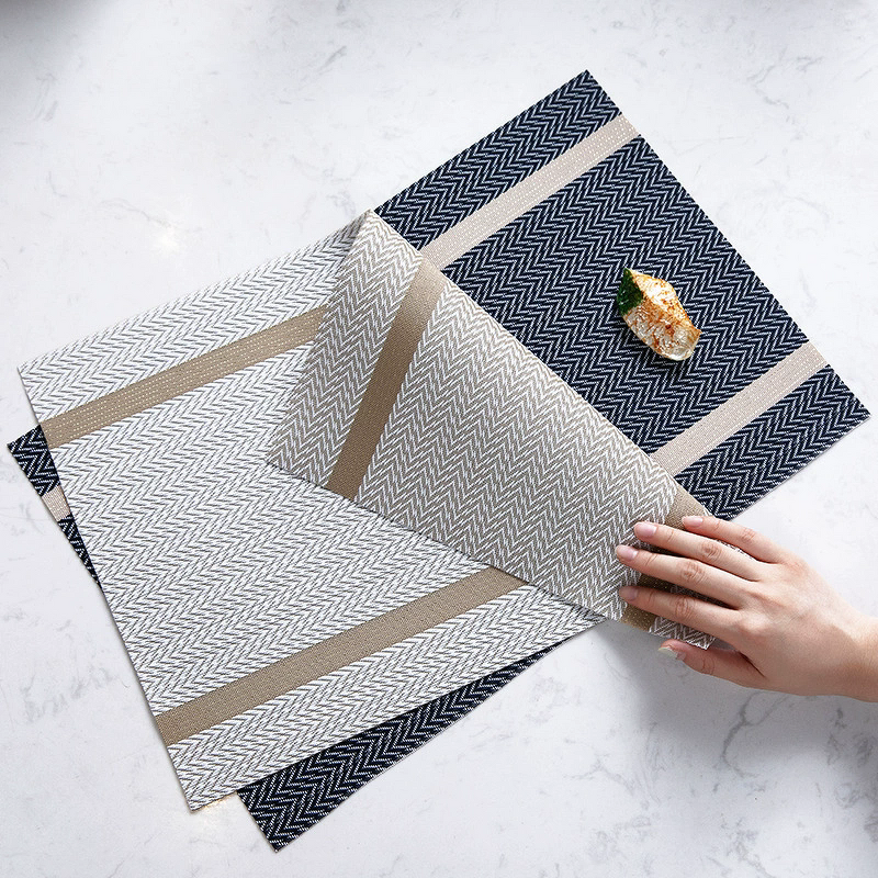 PVC Placemat Factory - Washable Vinyl Woven Table Mats