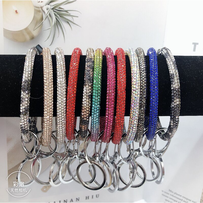 Keychain Wristlet Factory - Fashion Rhinestone Wristband Keychain