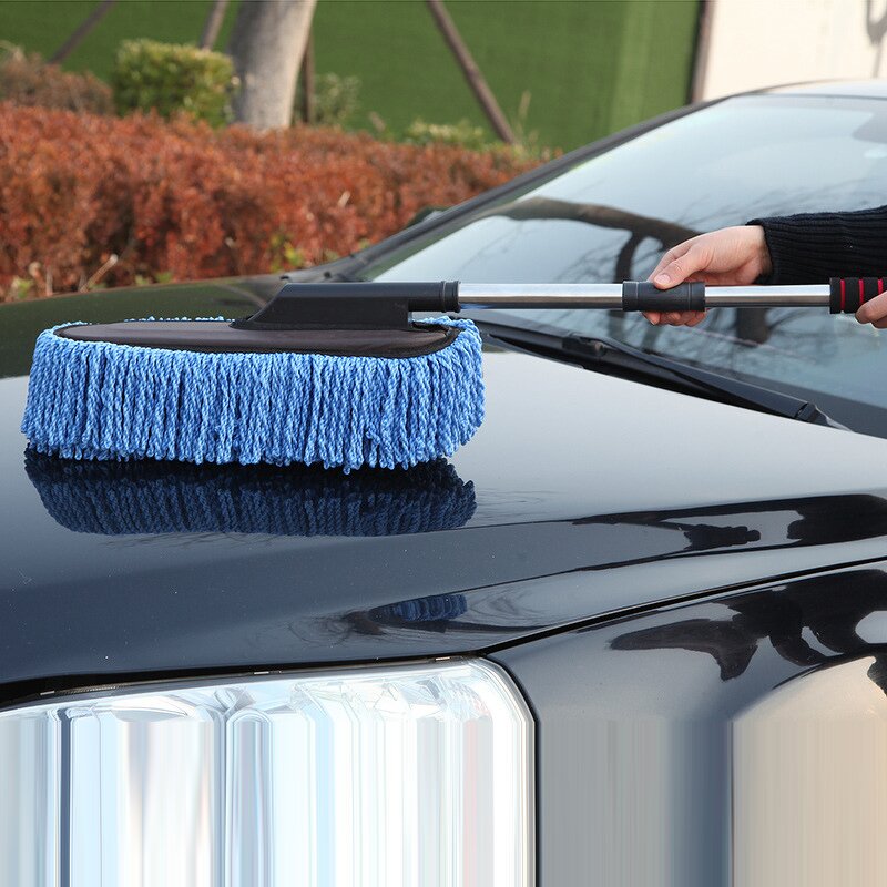 Car Cleaning Brush Factory - Telescopic Mirror Wiper Scraper