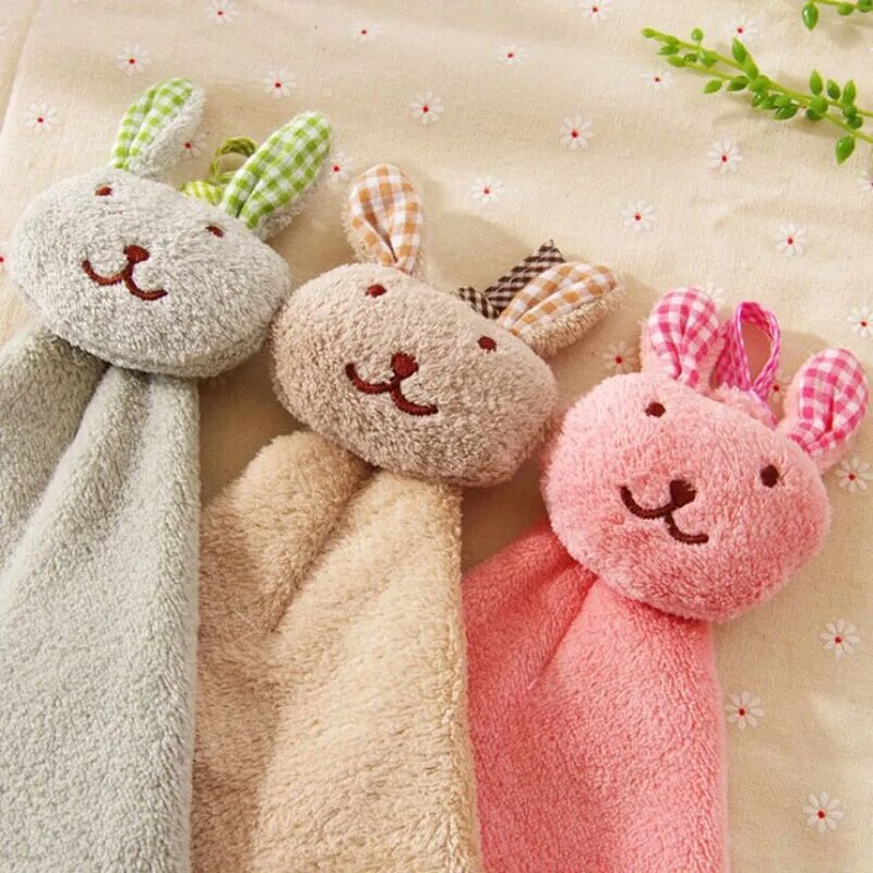 Hand Towel Factory - Custom Cartoon Rabbit Flannel Towel