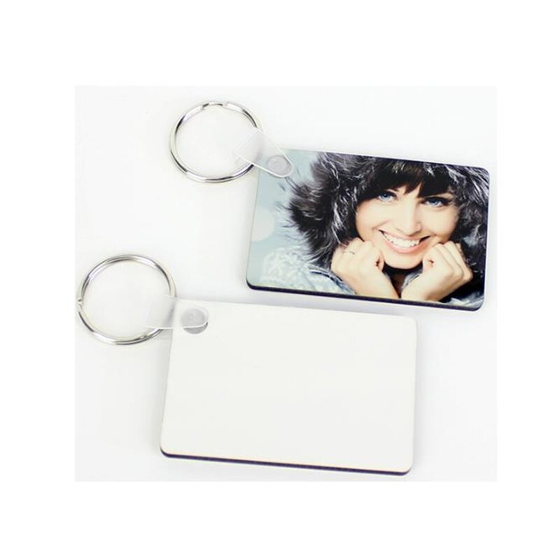 Keychains Factory - DIY Rectangular MDF Sublimation Blanks