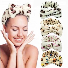 Spa Headband Factory - Carol Fleece Makeup Shower Headwrap