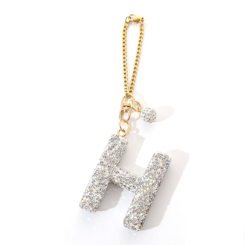 Keychain Factory - Round Ball Pendant Diamond Key Chain