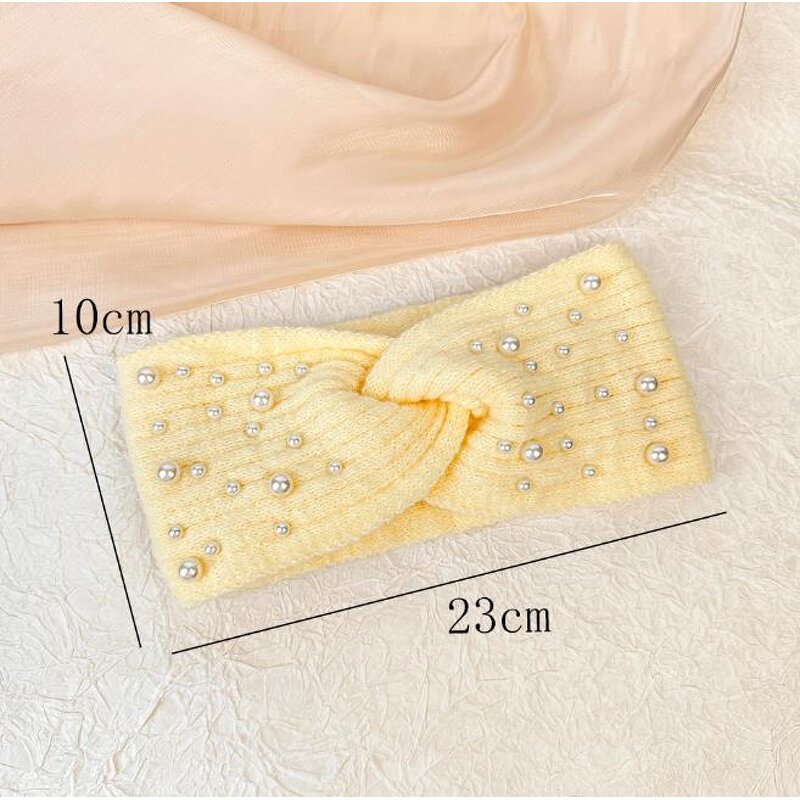 Hairband Factory - Warm Pearl Elastic Wind Proof Headband