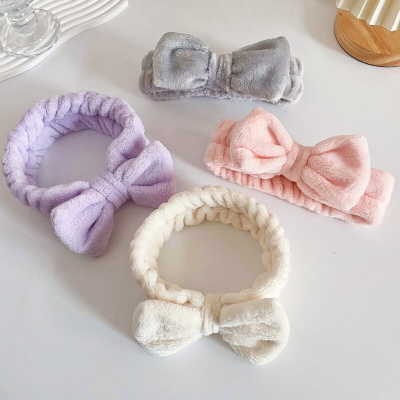 Spa Headband Set Factory - Soft Plush Wrist Washband Set