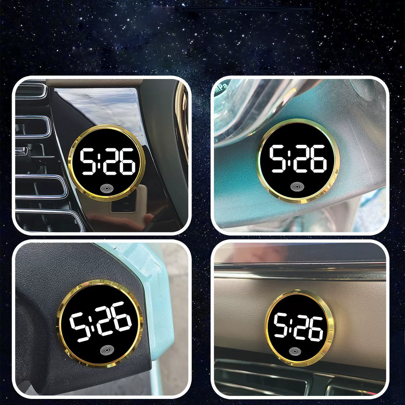 Car Clock Factory - Luminous Air Vent Digital Quartz Clock