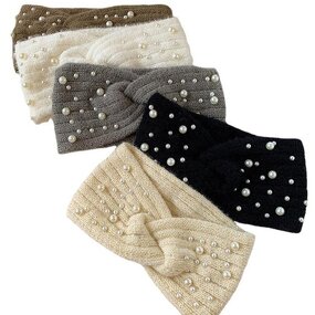 Hairband Factory - Warm Pearl Elastic Wind Proof Headband