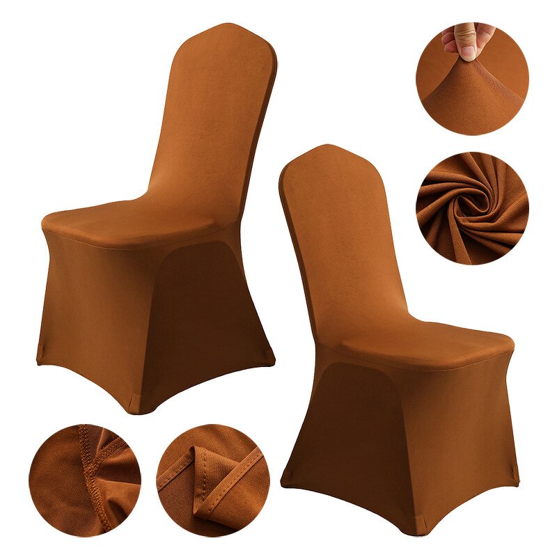 Chair Cover Factory - Elastic Polyester Wedding Banquet Chair Cover