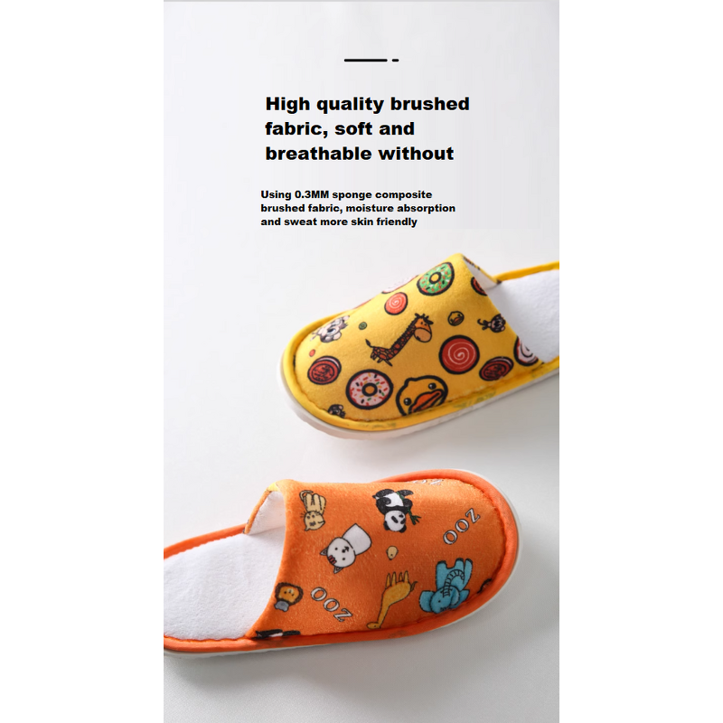 Hotel Slippers Factory - Wholesale High-end Children's Cartoon Slippers