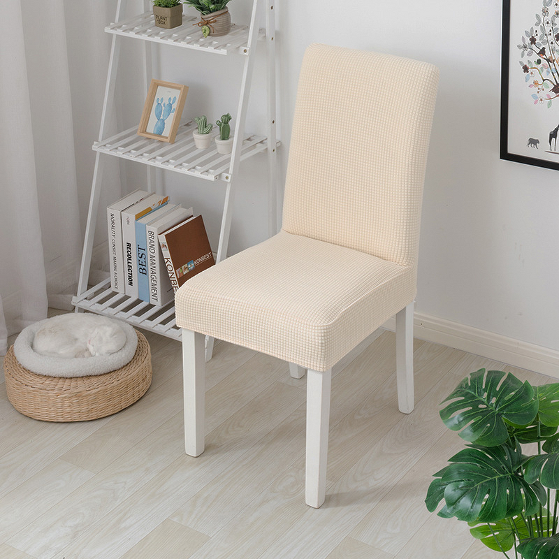 Chair Slipcovers Factory - Elastic Thickened Fleece Dining Chair Covers