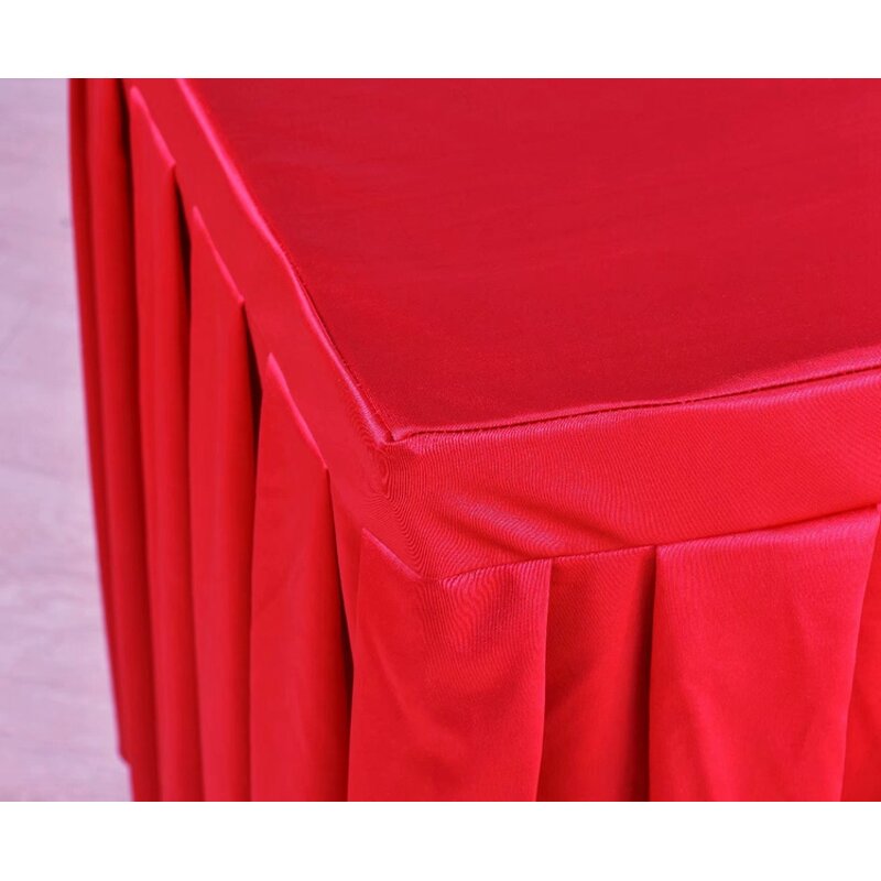 Table Skirt Factory - 100% Polyester Hotel Wedding Table Skirt