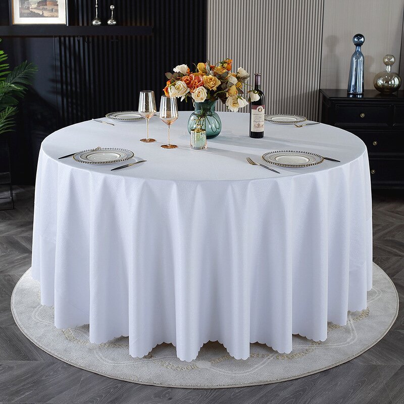Round Tablecloth Factory - Thickened Hotel Banquet Tablecloth