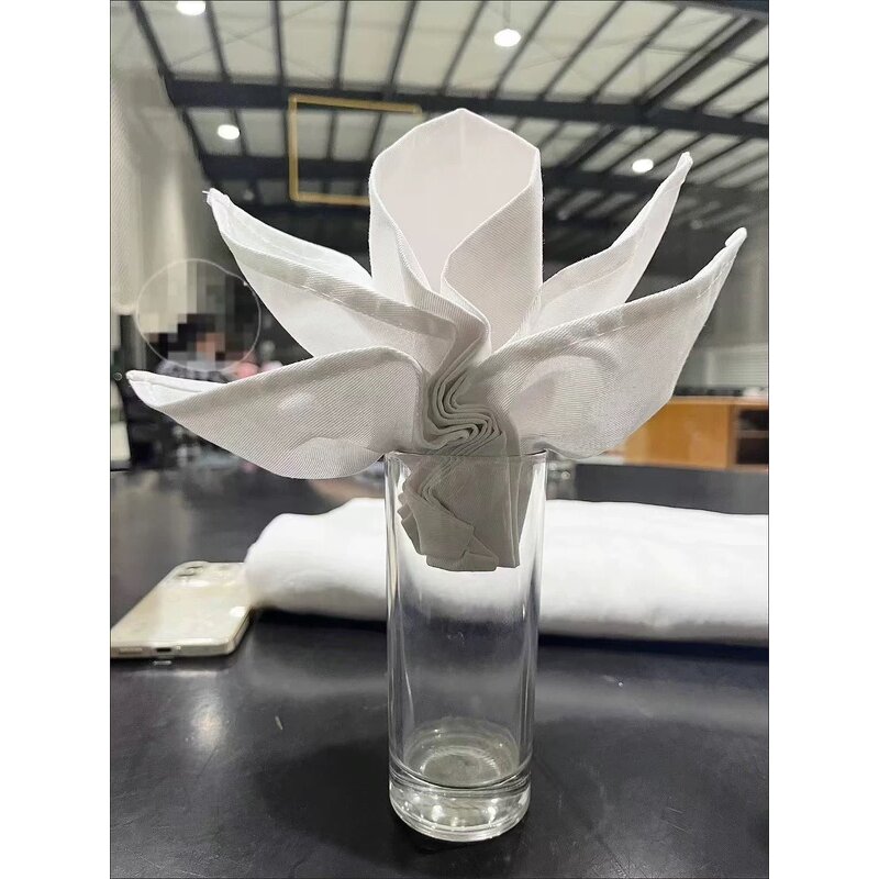 Cotton Napkin Cloth Factory - Modern High Density Printed Banquet Napkin