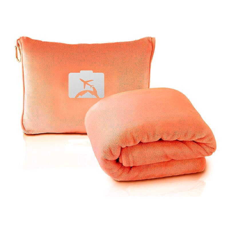 Travel Blanket Factory - Custom Embroidered Flannel Multi-functional Blanket