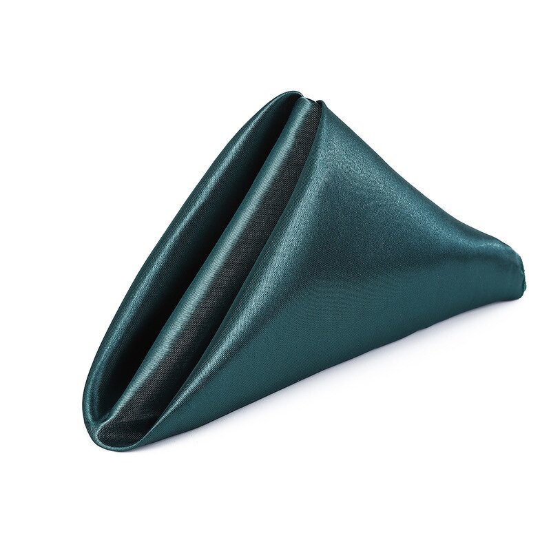 Table Napkin Factory - Customized Champagne Satin Dinner Napkin