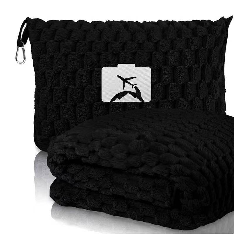 Travel Blanket Factory - Custom Flannel Aircraft Aviation Blanket Set