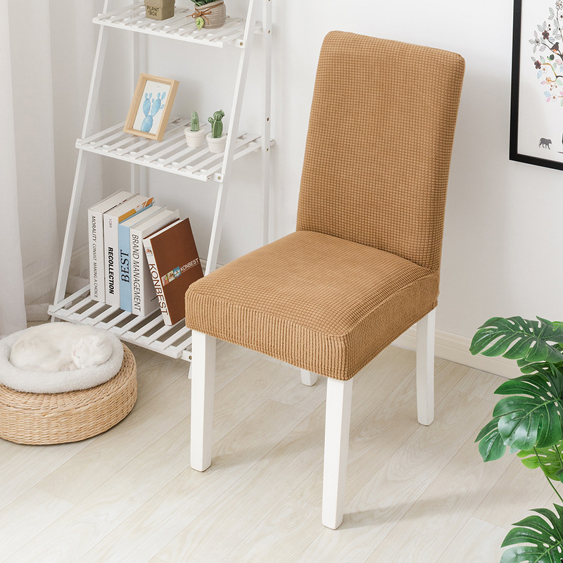 Chair Slipcovers Factory - Elastic Thickened Fleece Dining Chair Covers