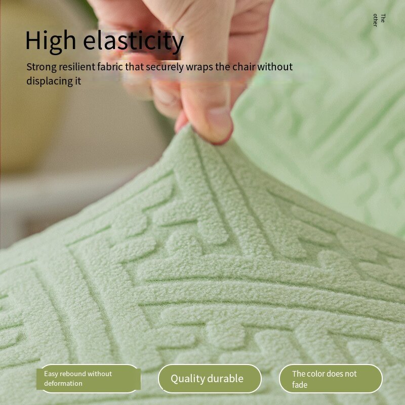 Chair Cover Factory - Modern Jacquard Elastic Full Package Cover